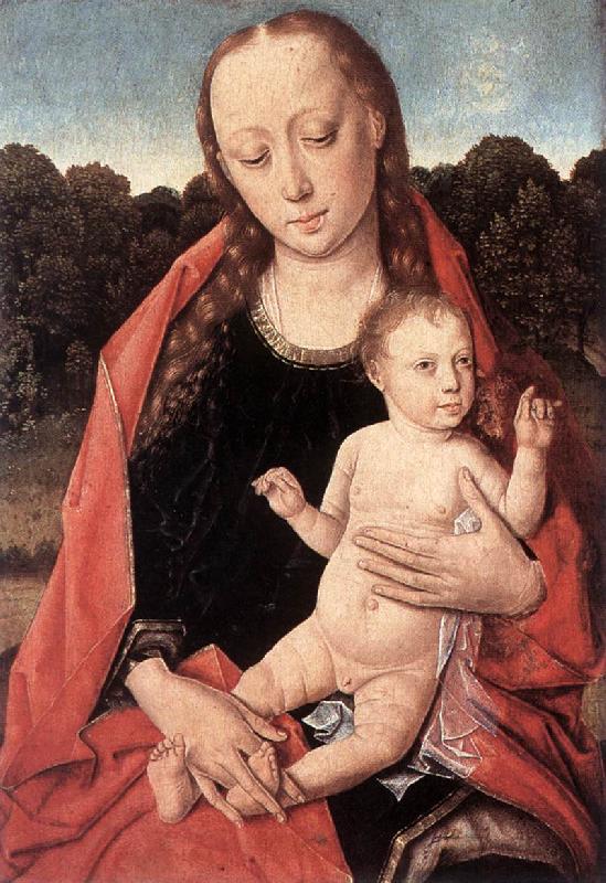 Dieric Bouts The Virgin and Child Panel Sweden oil painting art